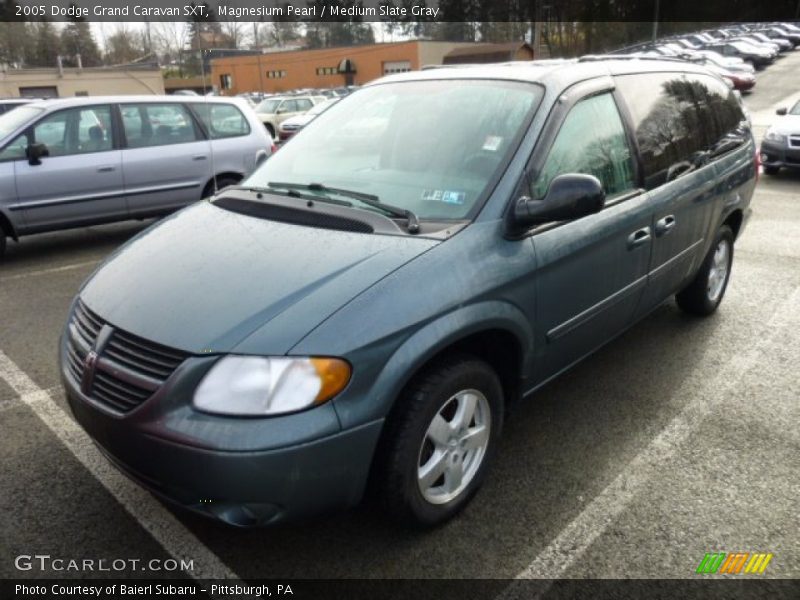 Magnesium Pearl / Medium Slate Gray 2005 Dodge Grand Caravan SXT