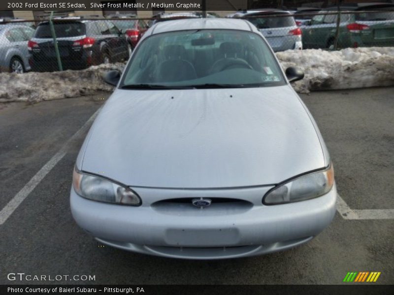 Silver Frost Metallic / Medium Graphite 2002 Ford Escort SE Sedan