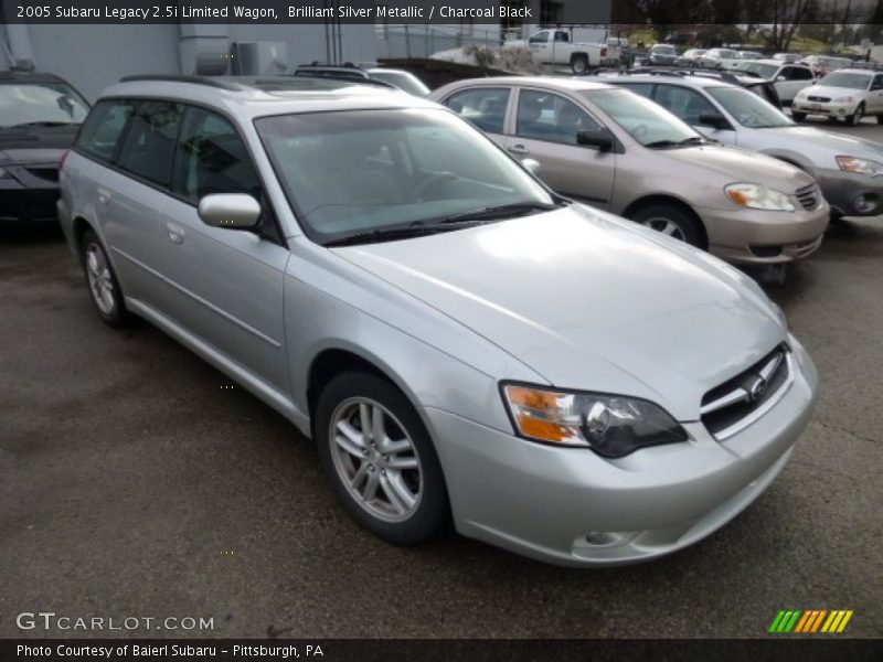 Brilliant Silver Metallic / Charcoal Black 2005 Subaru Legacy 2.5i Limited Wagon