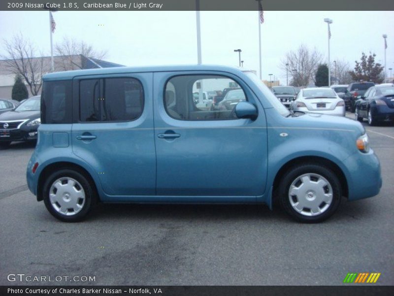 Caribbean Blue / Light Gray 2009 Nissan Cube 1.8 S