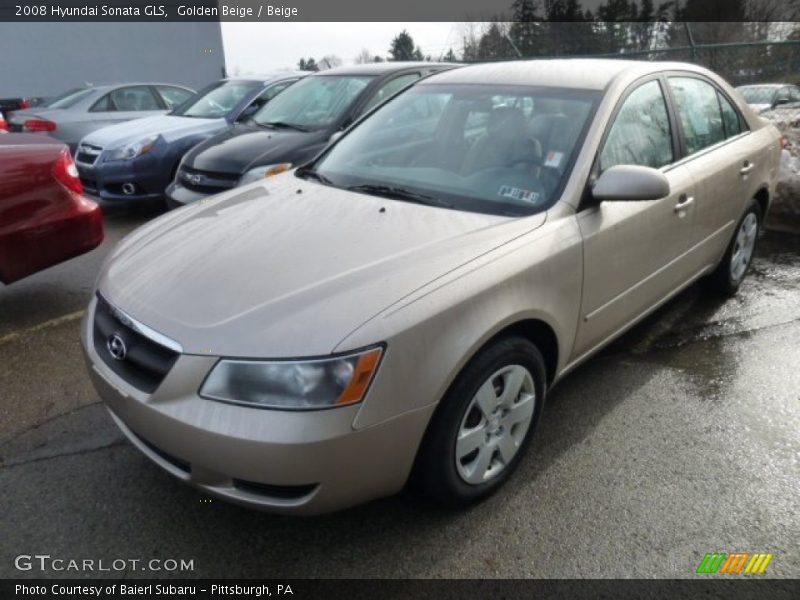 Golden Beige / Beige 2008 Hyundai Sonata GLS