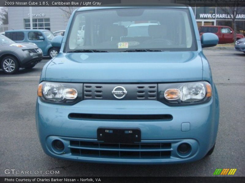 Caribbean Blue / Light Gray 2009 Nissan Cube 1.8 S
