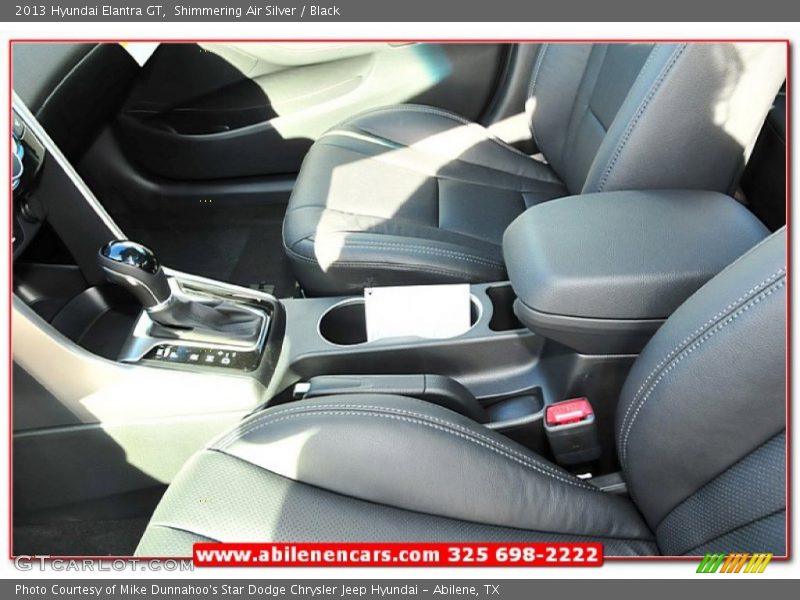 Shimmering Air Silver / Black 2013 Hyundai Elantra GT