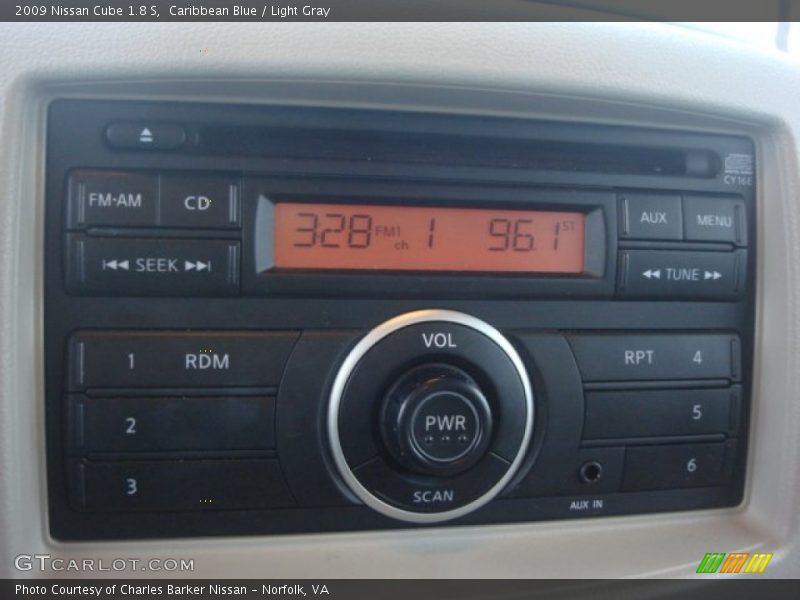 Caribbean Blue / Light Gray 2009 Nissan Cube 1.8 S