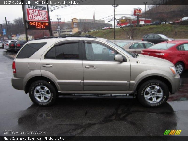 Sand Beige Metallic / Beige 2005 Kia Sorento EX 4WD