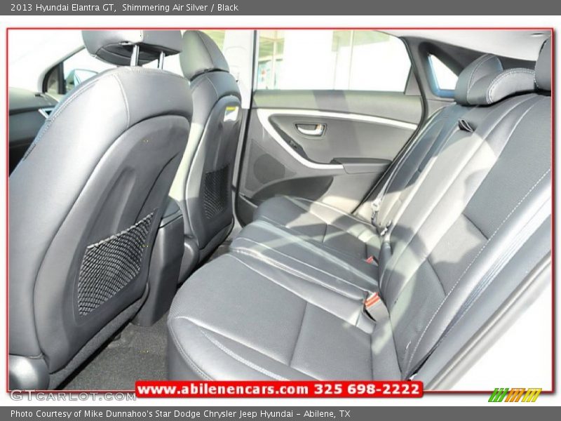 Shimmering Air Silver / Black 2013 Hyundai Elantra GT