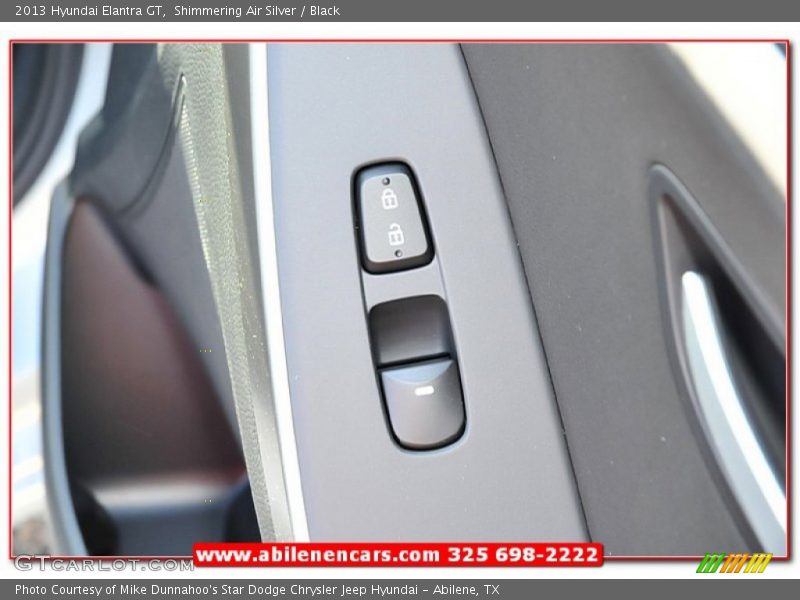 Shimmering Air Silver / Black 2013 Hyundai Elantra GT
