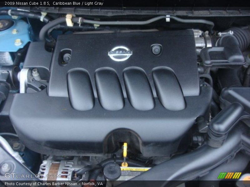 Caribbean Blue / Light Gray 2009 Nissan Cube 1.8 S