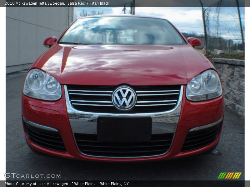 Salsa Red / Titan Black 2010 Volkswagen Jetta SE Sedan