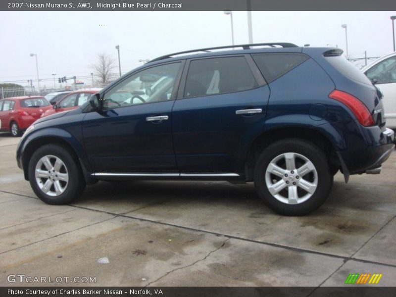 Midnight Blue Pearl / Charcoal 2007 Nissan Murano SL AWD