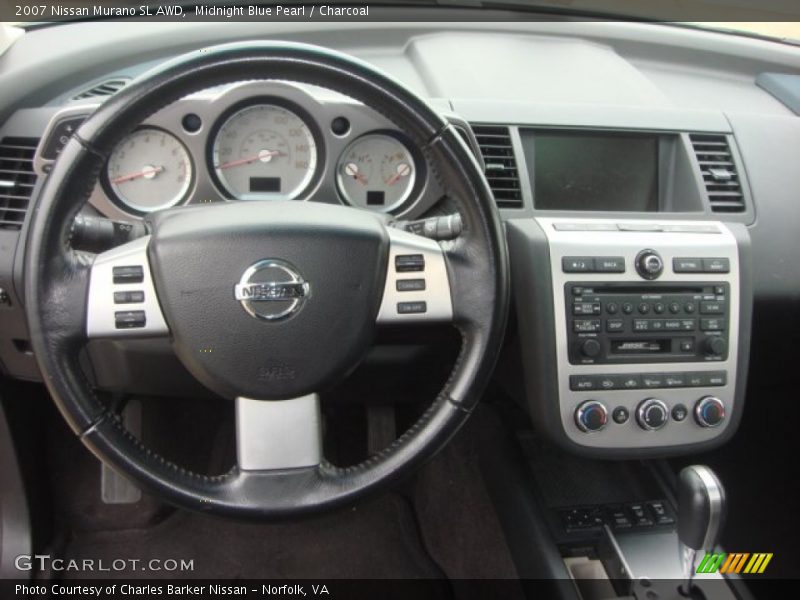 Midnight Blue Pearl / Charcoal 2007 Nissan Murano SL AWD