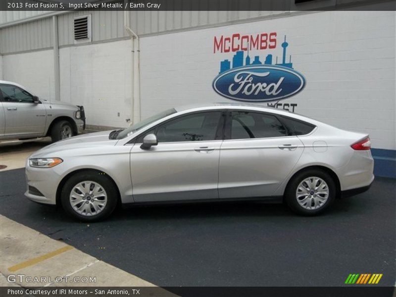 Ingot Silver Metallic / Earth Gray 2013 Ford Fusion S