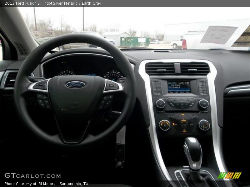 Ingot Silver Metallic / Earth Gray 2013 Ford Fusion S