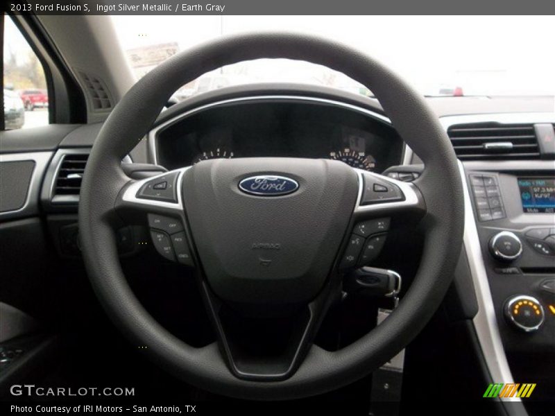 Ingot Silver Metallic / Earth Gray 2013 Ford Fusion S