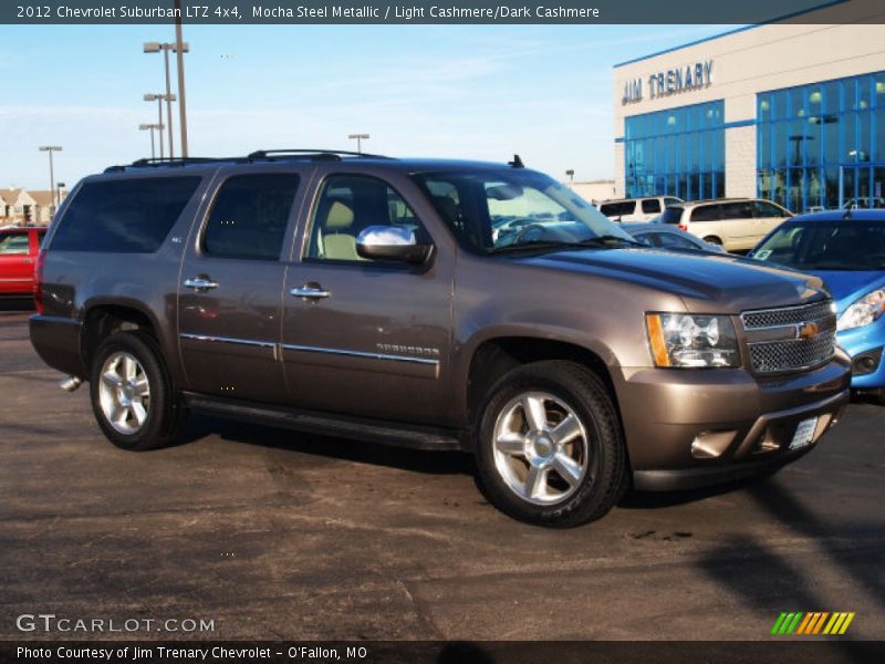 Mocha Steel Metallic / Light Cashmere/Dark Cashmere 2012 Chevrolet Suburban LTZ 4x4