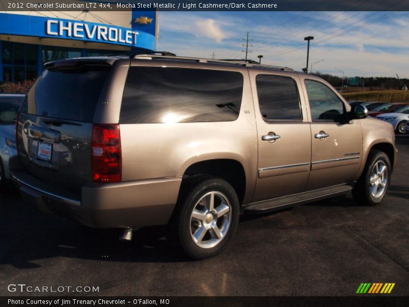 Mocha Steel Metallic / Light Cashmere/Dark Cashmere 2012 Chevrolet Suburban LTZ 4x4