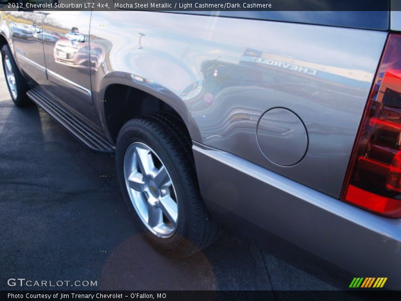 Mocha Steel Metallic / Light Cashmere/Dark Cashmere 2012 Chevrolet Suburban LTZ 4x4