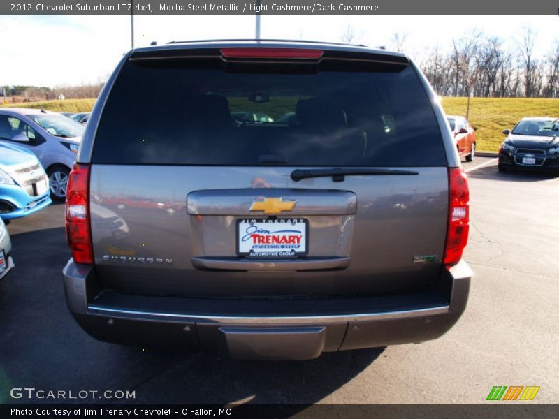 Mocha Steel Metallic / Light Cashmere/Dark Cashmere 2012 Chevrolet Suburban LTZ 4x4