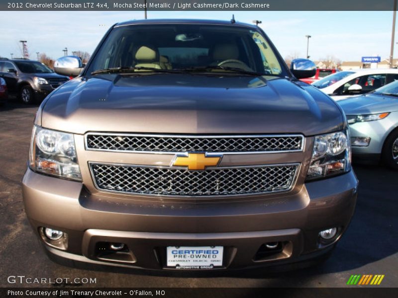 Mocha Steel Metallic / Light Cashmere/Dark Cashmere 2012 Chevrolet Suburban LTZ 4x4