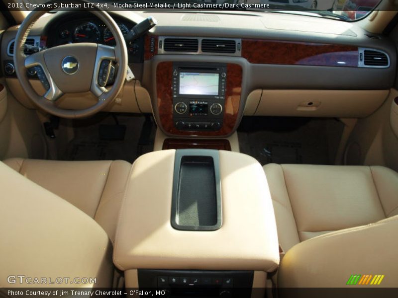 Mocha Steel Metallic / Light Cashmere/Dark Cashmere 2012 Chevrolet Suburban LTZ 4x4