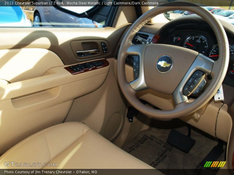 Mocha Steel Metallic / Light Cashmere/Dark Cashmere 2012 Chevrolet Suburban LTZ 4x4