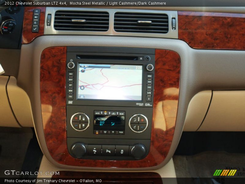 Mocha Steel Metallic / Light Cashmere/Dark Cashmere 2012 Chevrolet Suburban LTZ 4x4