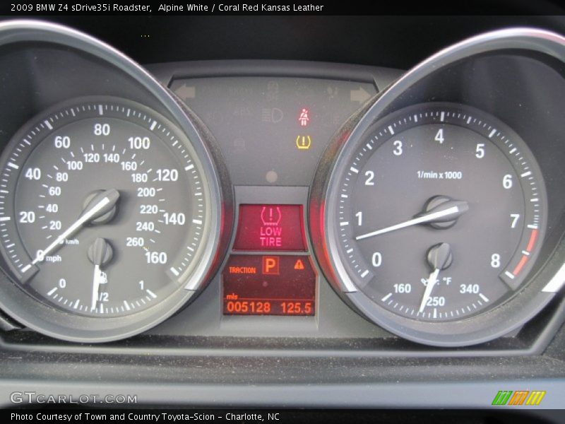 Alpine White / Coral Red Kansas Leather 2009 BMW Z4 sDrive35i Roadster