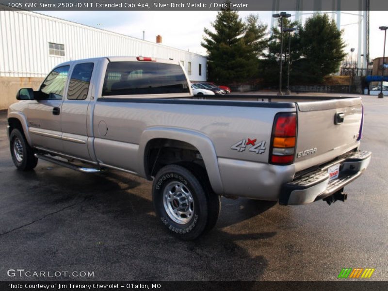 Silver Birch Metallic / Dark Pewter 2005 GMC Sierra 2500HD SLT Extended Cab 4x4