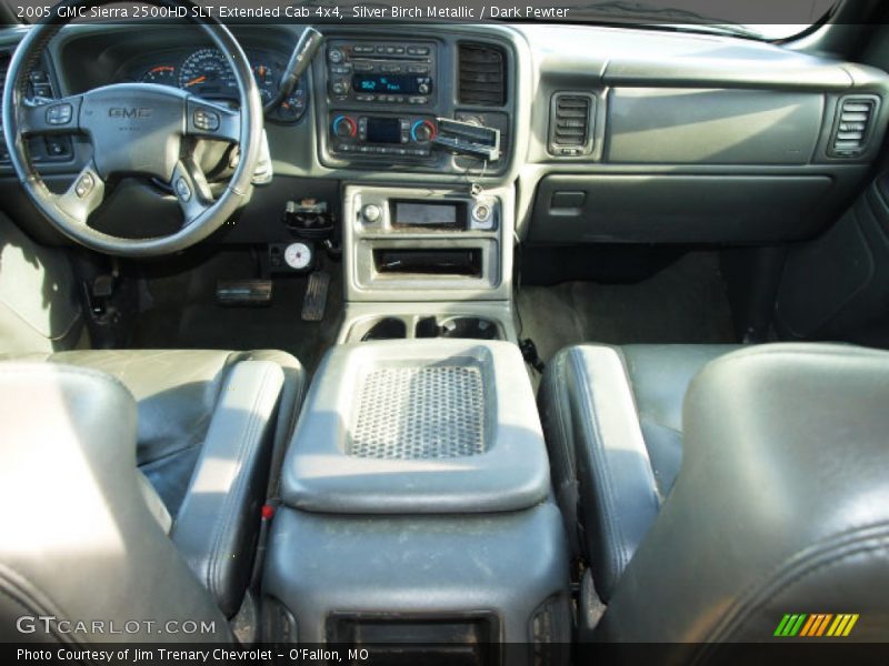 Silver Birch Metallic / Dark Pewter 2005 GMC Sierra 2500HD SLT Extended Cab 4x4