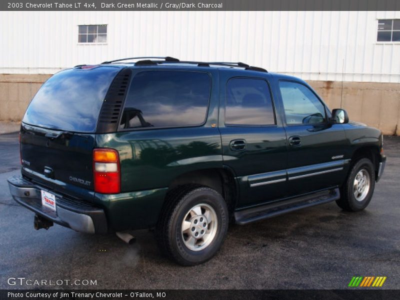 Dark Green Metallic / Gray/Dark Charcoal 2003 Chevrolet Tahoe LT 4x4