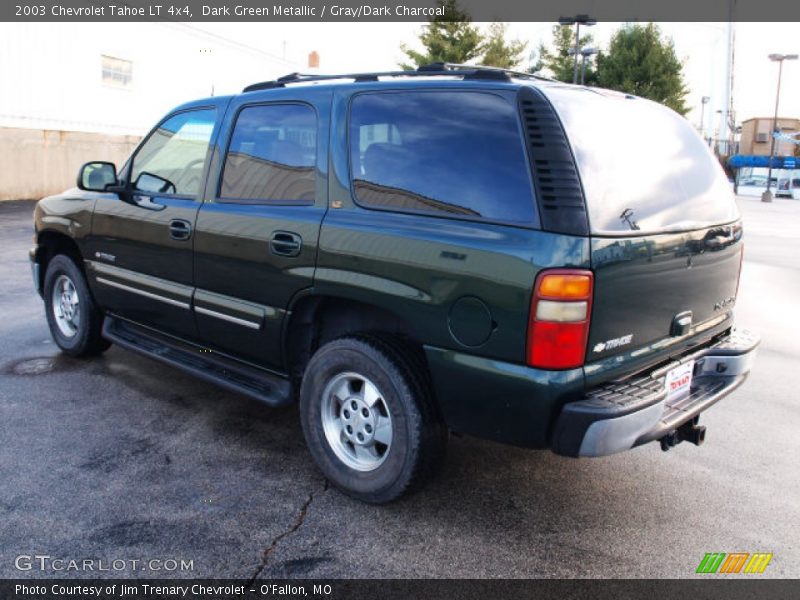 Dark Green Metallic / Gray/Dark Charcoal 2003 Chevrolet Tahoe LT 4x4