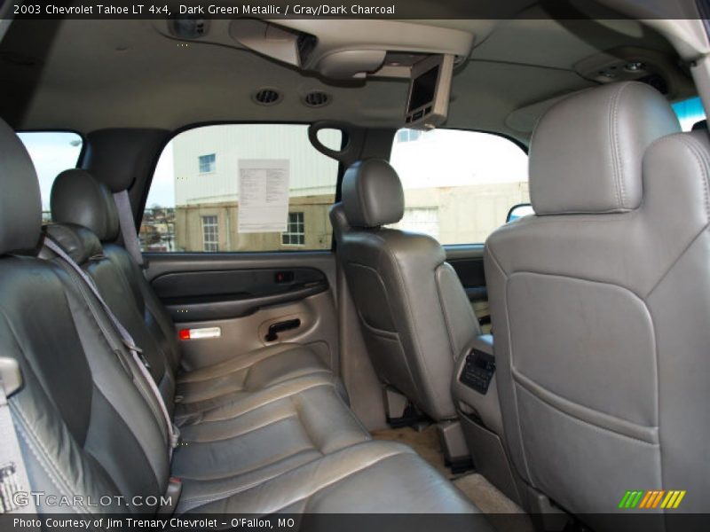 Dark Green Metallic / Gray/Dark Charcoal 2003 Chevrolet Tahoe LT 4x4