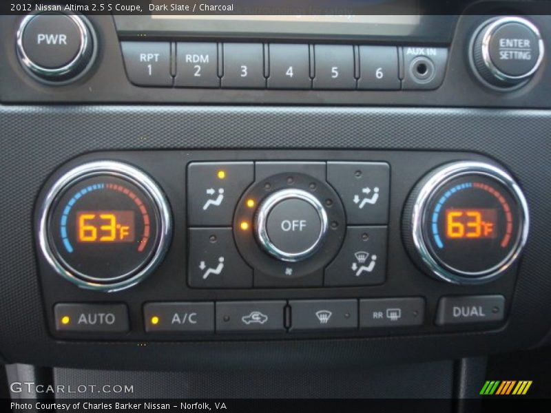 Dark Slate / Charcoal 2012 Nissan Altima 2.5 S Coupe