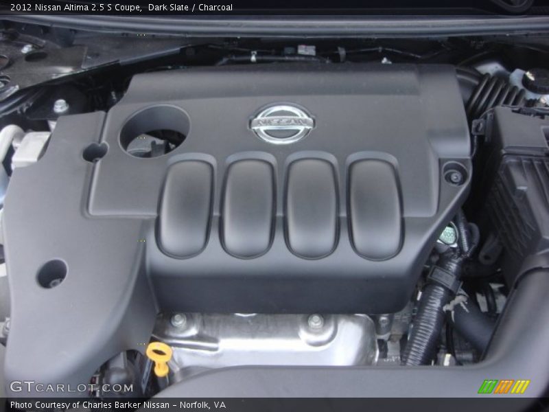  2012 Altima 2.5 S Coupe Engine - 2.5 Liter DOHC 16-Valve CVTCS 4 Cylinder