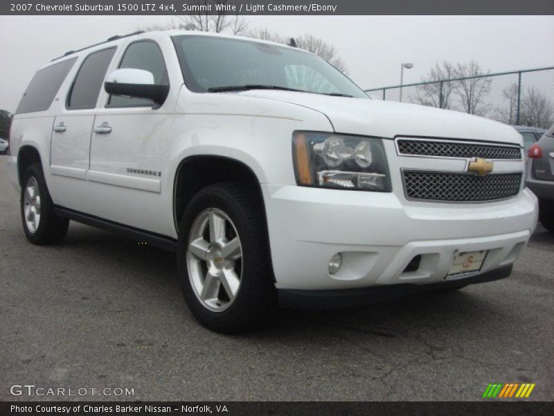 Summit White / Light Cashmere/Ebony 2007 Chevrolet Suburban 1500 LTZ 4x4