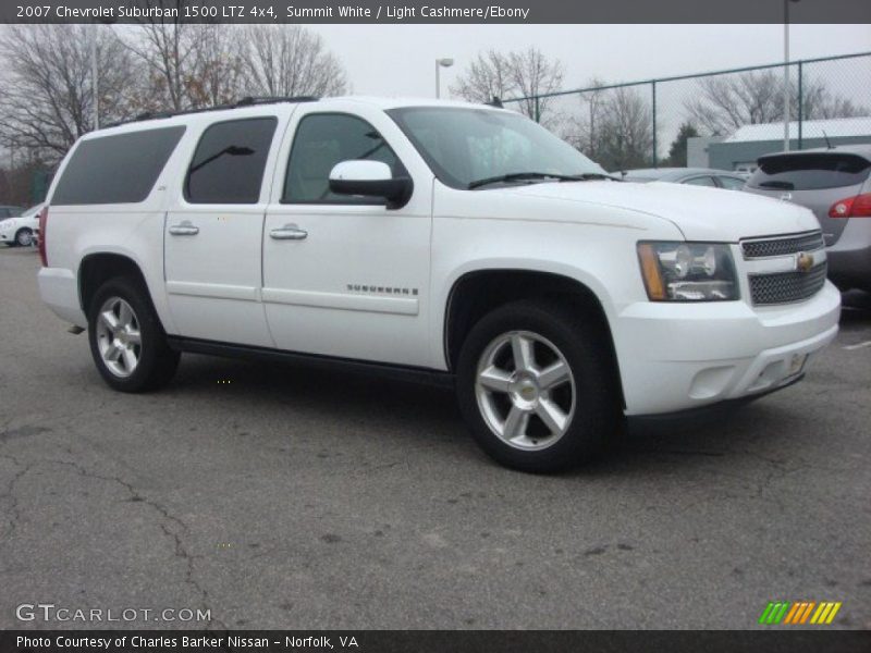 Summit White / Light Cashmere/Ebony 2007 Chevrolet Suburban 1500 LTZ 4x4