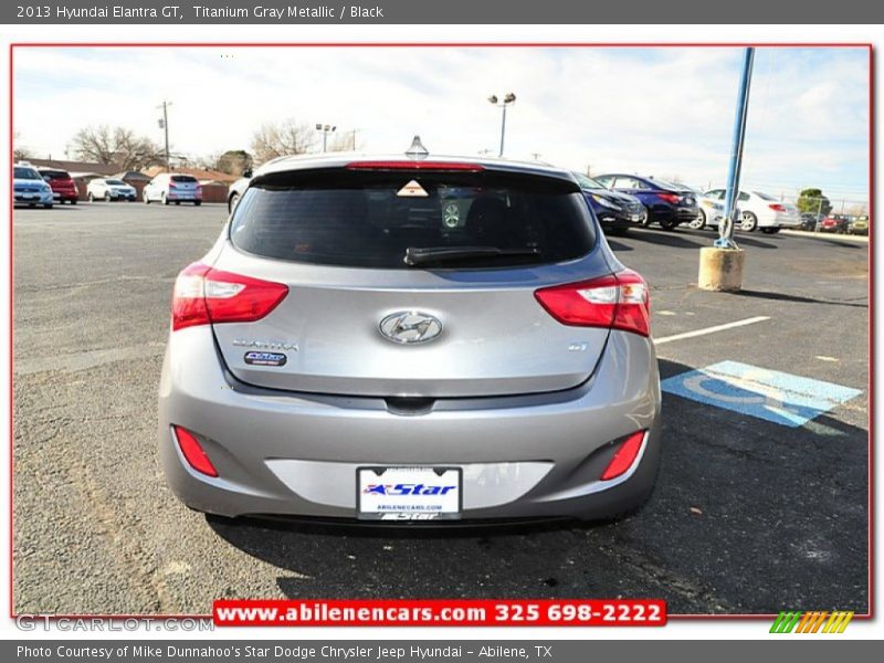 Titanium Gray Metallic / Black 2013 Hyundai Elantra GT