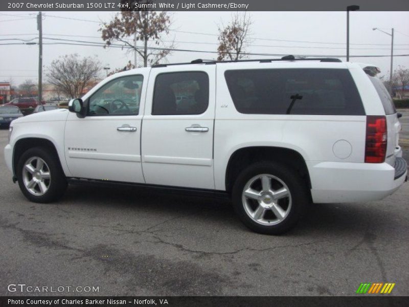 Summit White / Light Cashmere/Ebony 2007 Chevrolet Suburban 1500 LTZ 4x4