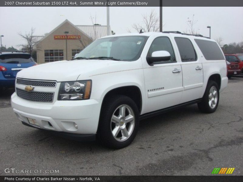 Summit White / Light Cashmere/Ebony 2007 Chevrolet Suburban 1500 LTZ 4x4