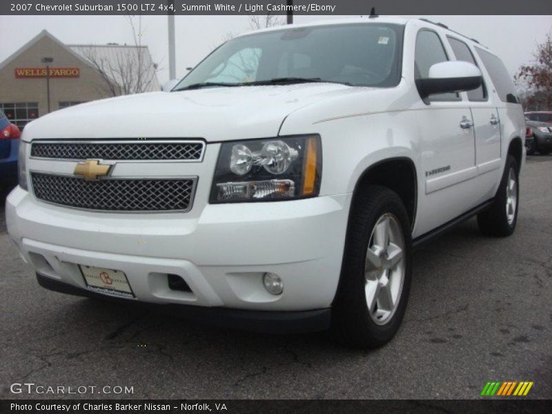 Summit White / Light Cashmere/Ebony 2007 Chevrolet Suburban 1500 LTZ 4x4