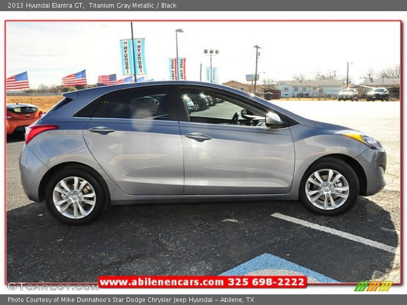 Titanium Gray Metallic / Black 2013 Hyundai Elantra GT