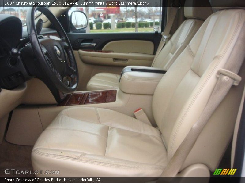 Summit White / Light Cashmere/Ebony 2007 Chevrolet Suburban 1500 LTZ 4x4