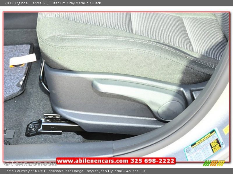 Titanium Gray Metallic / Black 2013 Hyundai Elantra GT