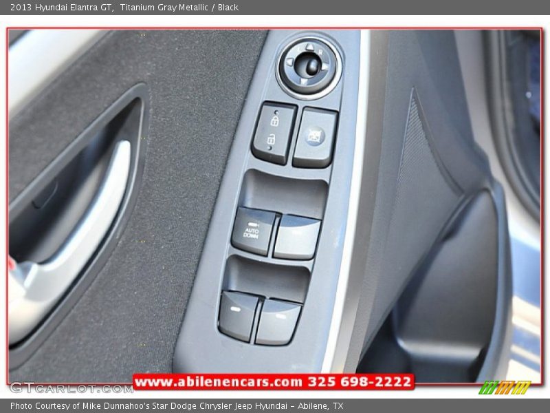 Titanium Gray Metallic / Black 2013 Hyundai Elantra GT