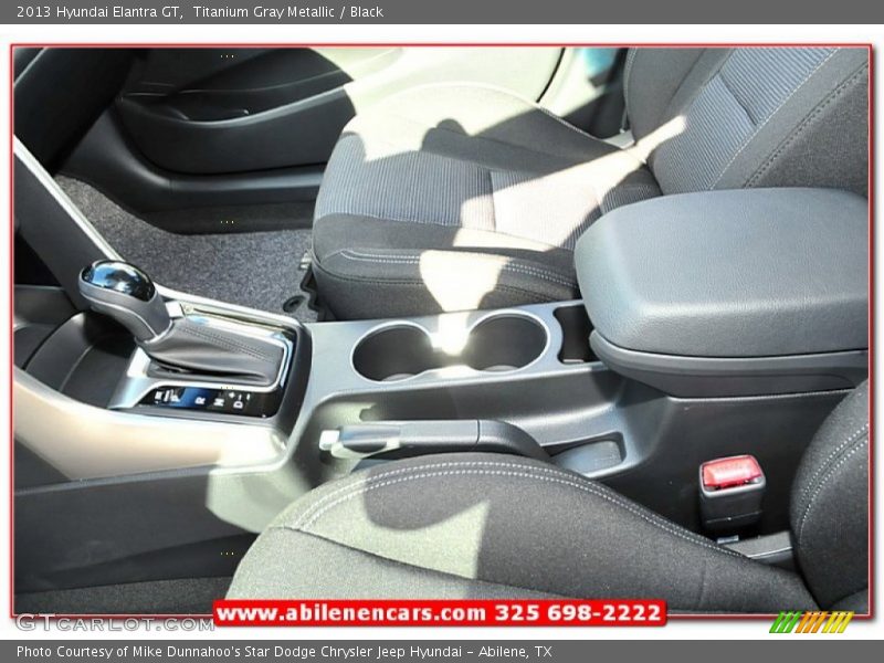 Titanium Gray Metallic / Black 2013 Hyundai Elantra GT