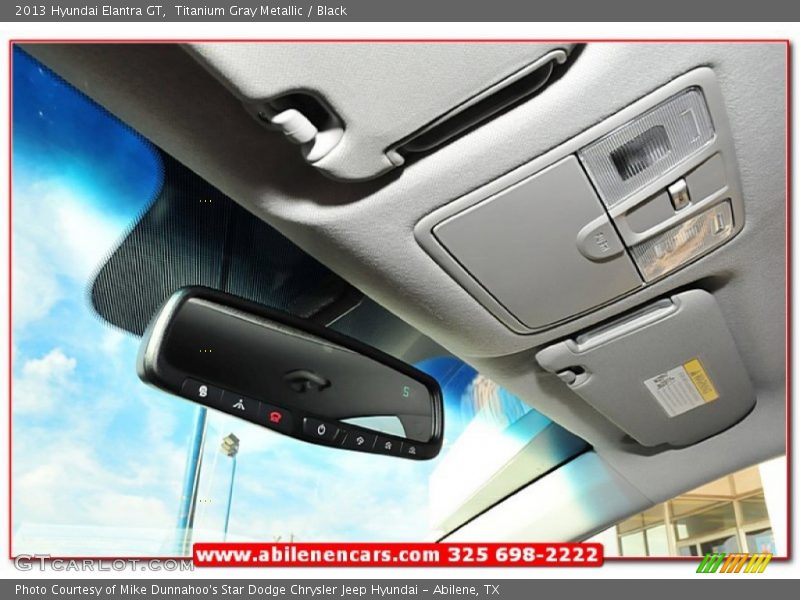 Titanium Gray Metallic / Black 2013 Hyundai Elantra GT