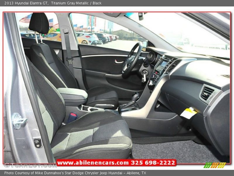 Titanium Gray Metallic / Black 2013 Hyundai Elantra GT