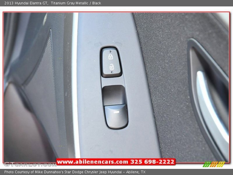 Titanium Gray Metallic / Black 2013 Hyundai Elantra GT