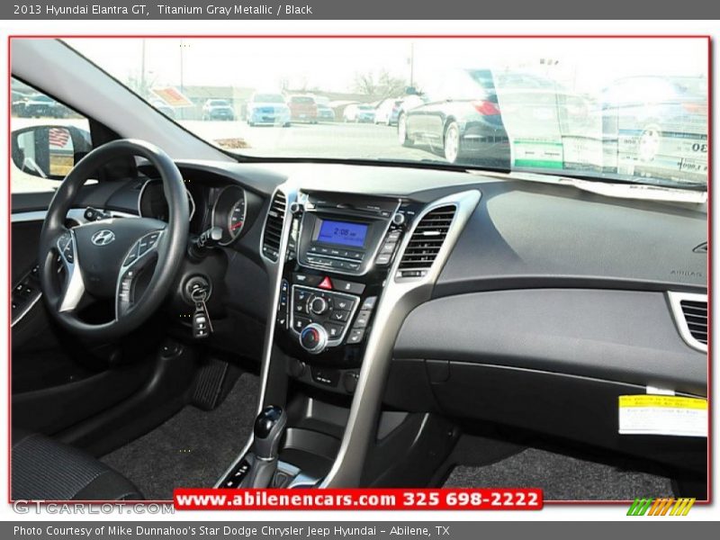 Titanium Gray Metallic / Black 2013 Hyundai Elantra GT
