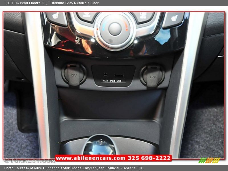 Titanium Gray Metallic / Black 2013 Hyundai Elantra GT
